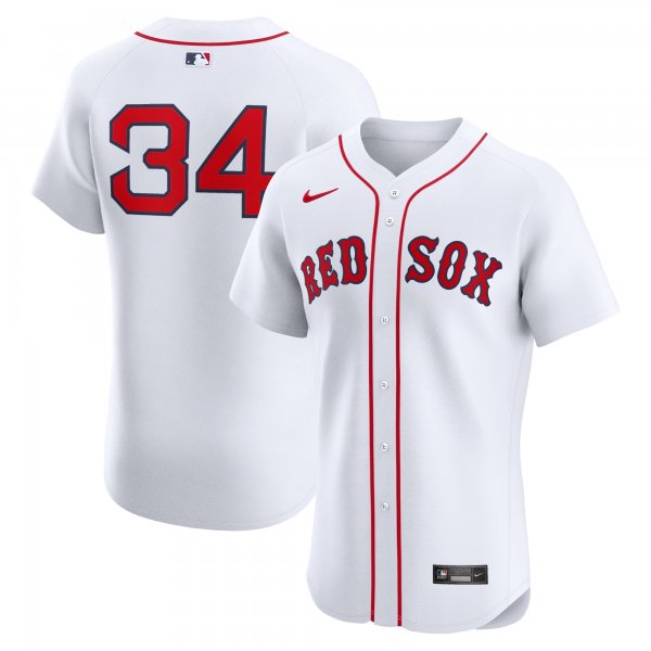 Men's Boston Red Sox David Ortiz Nike White Home Elite Jersey