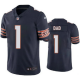 Men's Nike Chicago Bears #1 Dad Navy Blue Team Color Vapor Untouchable Limited NFL Jersey