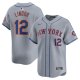 Men's New York Mets Francisco Lindor Nike Gray Away Limited Player Jersey