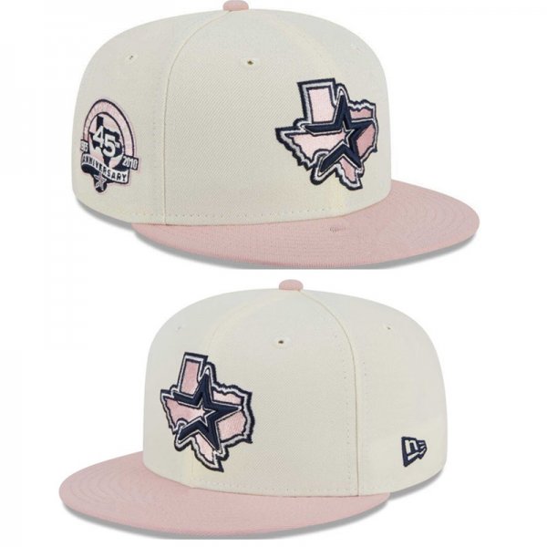 Dallas Cowboys White And pink Cap