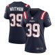 Women's New England Patriots Corliss Waitman Nike  Navy Team Game Jersey