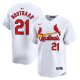 Men's St. Louis Cardinals #21 Lars Nootbaar Nike White Home Limited Player Jersey