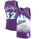 Men's Utah Jazz Karl Malone Mitchell & Ness Purple 1996/97 Hardwood Classics Swingman Jersey