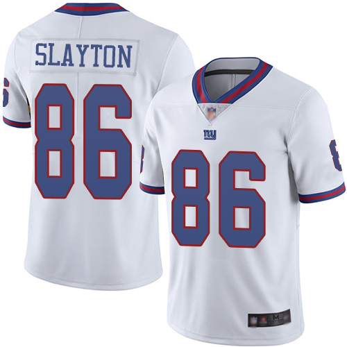 Men's New York Giants #86 Darius Slayton White Stitched NFL Limited Rush Jersey