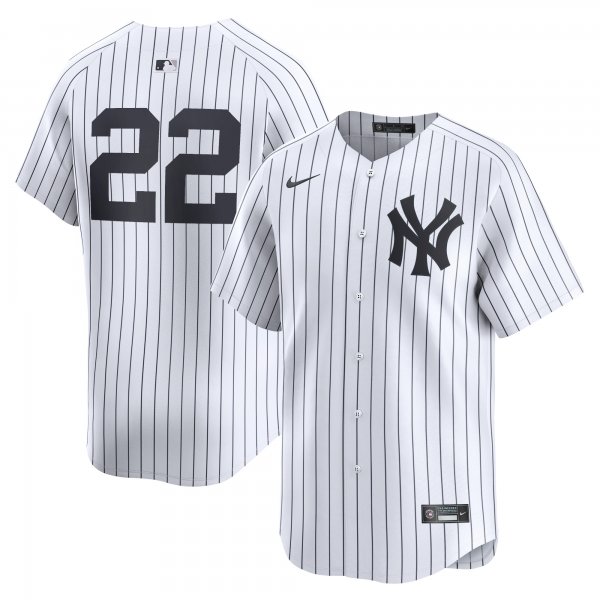 Youth New York Yankees Juan Soto Nike White Home Limited Player Jersey