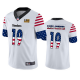 Pittsburgh Steelers #19 JuJu Smith-Schuster White Men's Stitched NFL Limited Independence Day Jersey