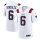 Men's New England Patriots Christian Gonzalez Nike  White  Game Jersey