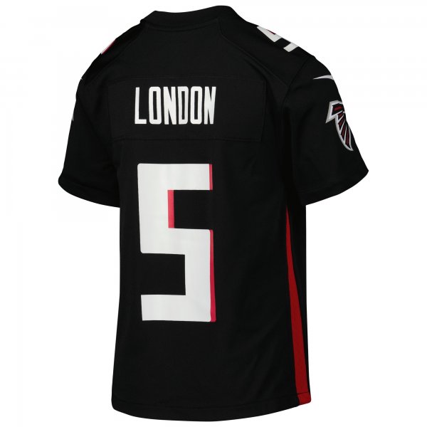 Youth Atlanta Falcons Drake London Nike Black Game Jersey