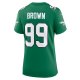 Women's Philadelphia Eagles Jerome Brown Nike Kelly Green Alternate Game Jersey