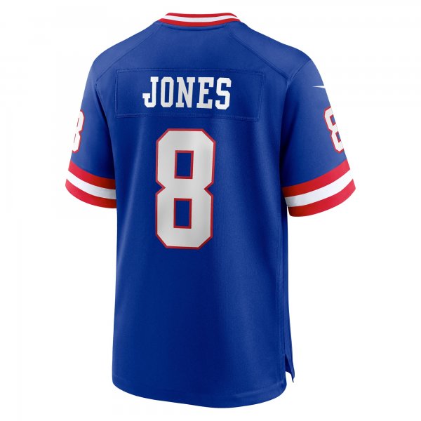 Men's New York Giants Daniel Jones Nike Royal Classic Player Game Jersey