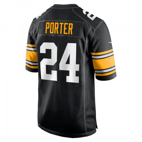 Men's Pittsburgh Steelers Joey Porter Jr. Nike Black Alternate Game Jersey