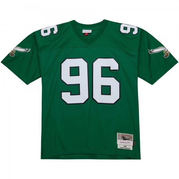 Men's Philadelphia Eagles Clyde Simmons Mitchell & Ness Kelly Green Legacy Replica Jersey