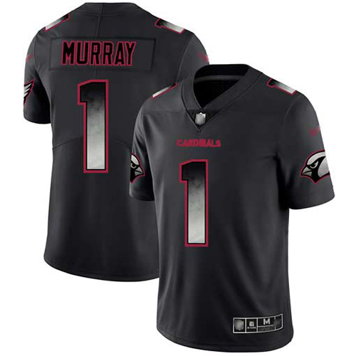 Arizona Cardinals #1 Kyler Murray Black Men's Stitched NFL Vapor Untouchable Limited Smoke Fashion Jersey