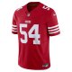 Men's San Francisco 49ers Fred Warner Nike Scarlet Vapor F.U.S.E. Limited Jersey