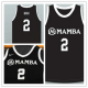 Mamba Ballers #2 Gianna Bryant Black Basketball Jersey