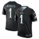 Men's Philadelphia Eagles Jalen Hurts Nike Black Legend Jersey