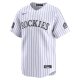 Men's Colorado Rockies  Nike White 2024 MLB World Tour Mexico City Series Home Limited Jersey